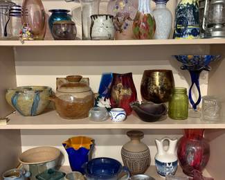 Large pottery collection