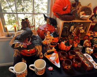 We have Halloween decorations.