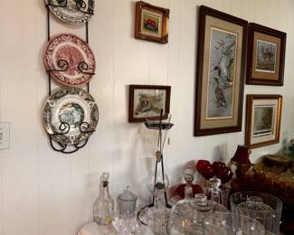 Huge plate collection - state plates, college plates, president plates.