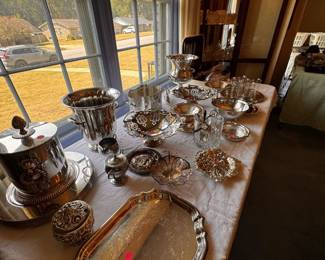 And of course solver plate & sterling pieces.