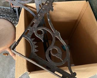 Cast iron metal decorative supports...put in your Man Cave, on your porch or on a wall...awesome architectural value!