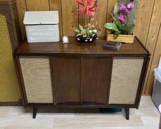 MCM Stereo Console Table-$150