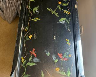 Antique Hand Painted Side Table -$75