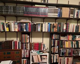 Large collection of books