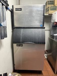 Ice-O-Matic Ice Machine with Bucket