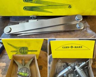 Curv-o-mark gauge markers