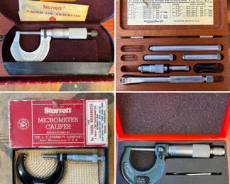 Misc Starrett and other calipers