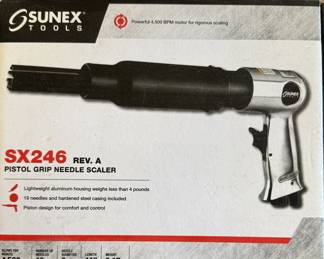 Sunex pistol grip needle scaler
