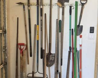 Selection of lawn & garden tools