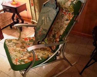 Awesome vintage patio rocker!