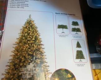 7.5 Ft Pre Lit Christmas Tree 