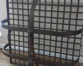 Large Cast Iron Pot Rack