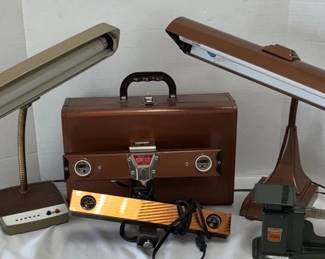 Vintage Acme Light MovElite Camera movie Light Bar, Vintage Metal Deak Lamps, Metal Mail Scale 