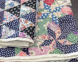 002 Vintage Quilts Hand Pieced Hand Quilted