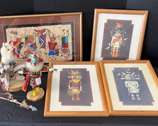 004 Native American Art Kachina Dolls
