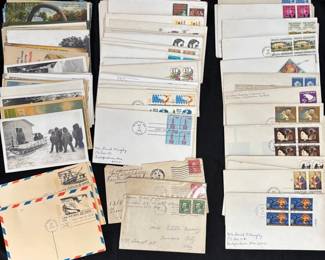 Antique And Vintage Stamps, Postcards 