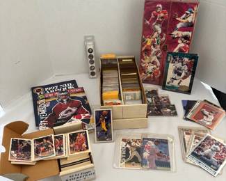 Assorted Vintage Baseball, Basketball, Football Cards Topps More