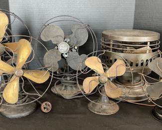Antique Vintage Fans GE, Polar Cub, Emerson Seabreeze,  Others