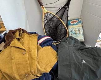 Carhartt Rain Jacket Overalls, Fishing Nets, Bullseye Bill Jacket , Midwest Traders Insulated Suit