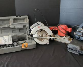 Reciprocating Saw, Circular Saw, Sander, Planer, Two Staple Guns