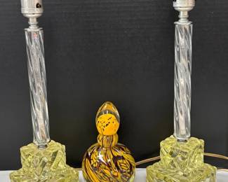 a2 Glass Table Lamps , Glass Perfume Bottle