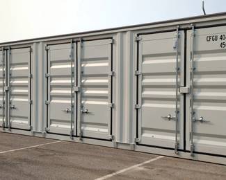 2025 High Cube 40' 4-Side Door Storage Container, Serial Number CFGU4041739, Unused 