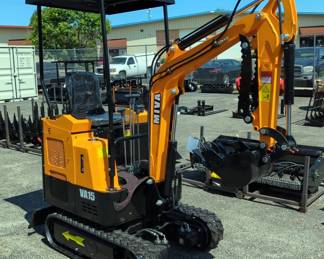 2025 MIVA Mini Excavator Model 15, 6.6' Excavator, Unused, Video In Photo Gallery