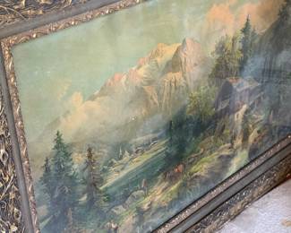Framed western scene