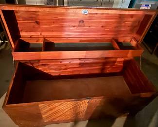 Lane cedar chest. Also another smaller handmade cedar chest.