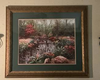 Framed Print And Shelves