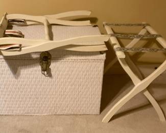 Scheibe Folding Racks Wicker Chest