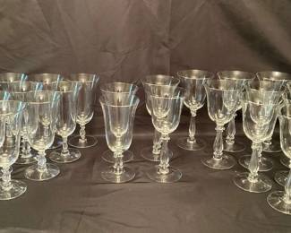 Rare Cambridge Regency Stemware