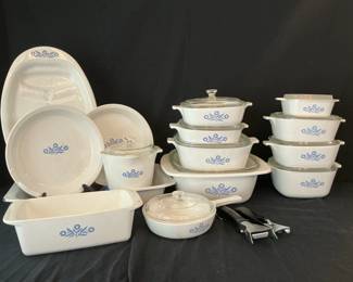 04 Blue Cornflower Corningware