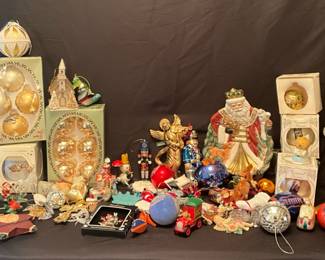 Vintage Ornaments And Records