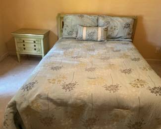 Green Bedside Table Headboard