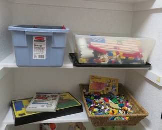 Legos, plush