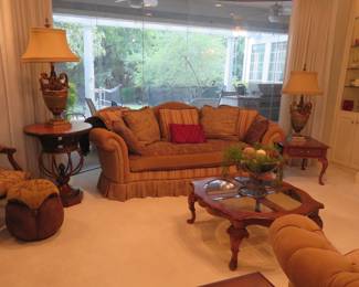 Custom sofa from Ellison's