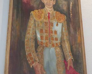 Bullfighter painting