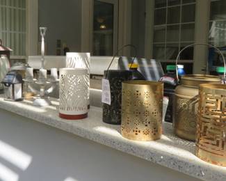 Lanterns, candle holders