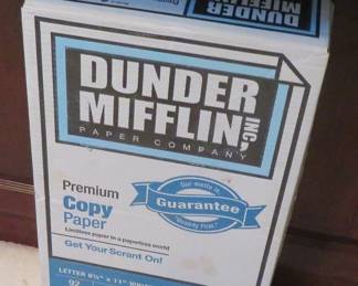 Dunder Mifflin paper box top