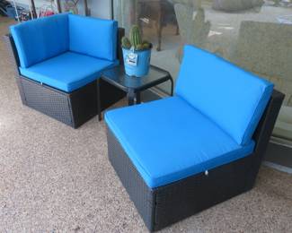 Wicker chairs