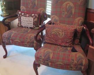 Golf theme arm chairs