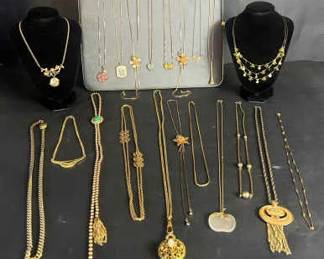 Collection of Vintage Costume Necklaces