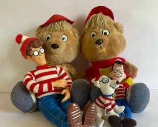 Alvin and The Chipmunks Wheres Waldo Plush Dolls