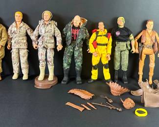Vintage Action Figures GI Joe, Elite Force, WWE Stone Cold, Accessories, and more