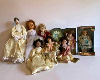Collector Porcelain Dolls Assorted Styles