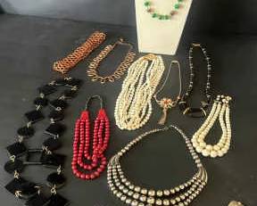 Statement Necklaces Beaded, Chunky Costume Jewelry