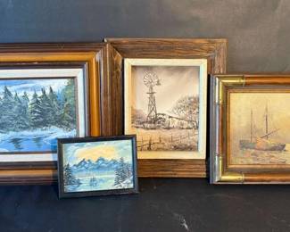 Framed Landscape Paintings