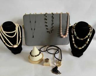 Vintage Modern Costume Jewelry Necklaces, Bracelet Ring