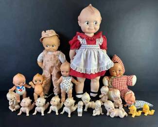 Kewpie Dolls Cameo Vinyl Dolls Assorted Sizes